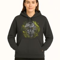 Tiger Hiding In The Grass Hoodie