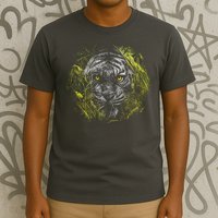 Tiger Hiding In The Grass T-Shirt
