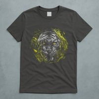 Tiger Hiding In The Grass T-Shirt