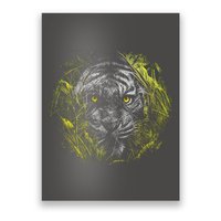 Tiger Hiding In The Grass Poster