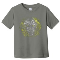 Tiger Hiding In The Grass Toddler T-Shirt