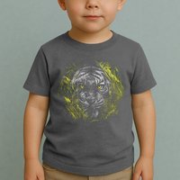 Tiger Hiding In The Grass Toddler T-Shirt
