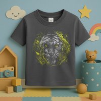 Tiger Hiding In The Grass Toddler T-Shirt