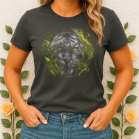 Tiger Hiding In The Grass Womens T-Shirt