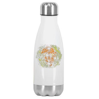 Tiger Hiding In The Grass Stainless Steel Insulated Water Bottle