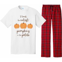 Teacher Halloween I Teach The Cutest Pumpkins Pajama Set