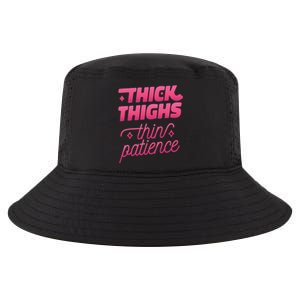 Thick Thighs Thin Patience Cool Comfort Performance Bucket Hat