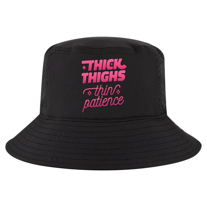 Thick Thighs Thin Patience Cool Comfort Performance Bucket Hat