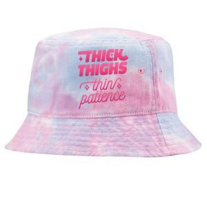 Thick Thighs Thin Patience Tie-Dyed Bucket Hat