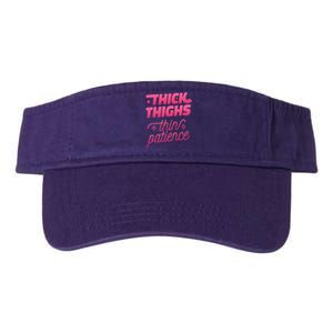 Thick Thighs Thin Patience Valucap Bio-Washed Visor