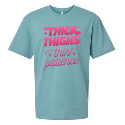 Thick Thighs Thin Patience Sueded Cloud Jersey T-Shirt