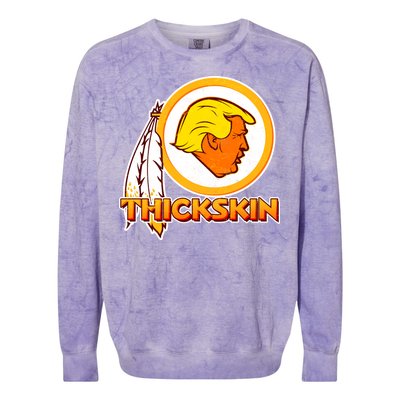 Thickskin Funny Trump Colorblast Crewneck Sweatshirt