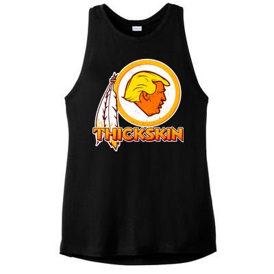 Thickskin Funny Trump Ladies PosiCharge Tri-Blend Wicking Tank