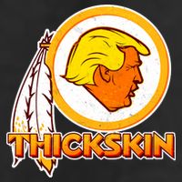 Thickskin Funny Trump 7 Panel Mesh Trucker Snapback Hat