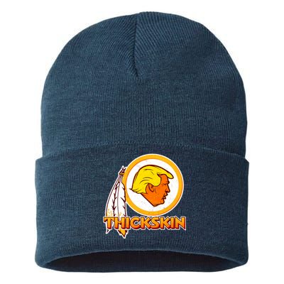 Thickskin Funny Trump Sustainable Knit Beanie