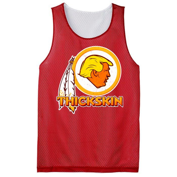 Thickskin Funny Trump Mesh Reversible Basketball Jersey Tank