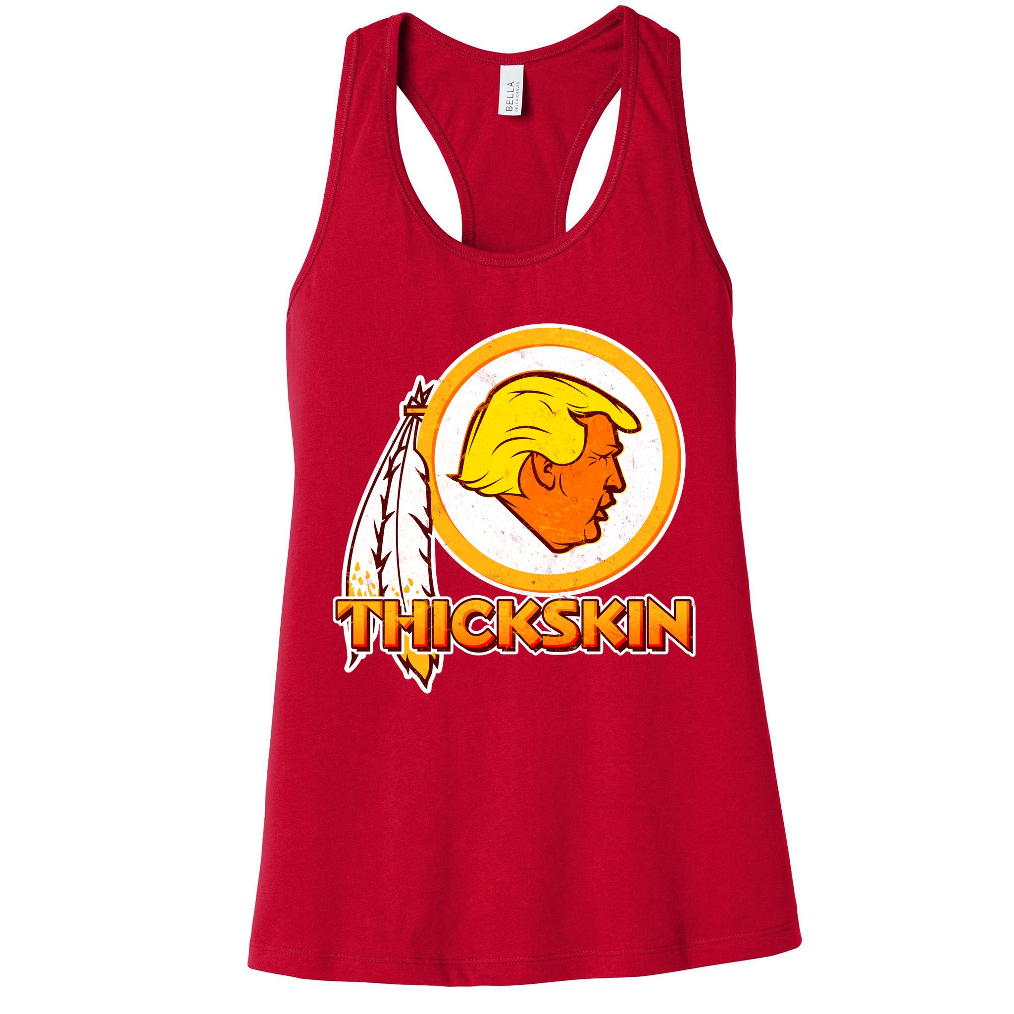 Thickskin Funny Trump Womens Tank Top