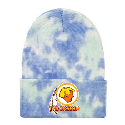 Thickskin Funny Trump Tie Dye 12in Knit Beanie