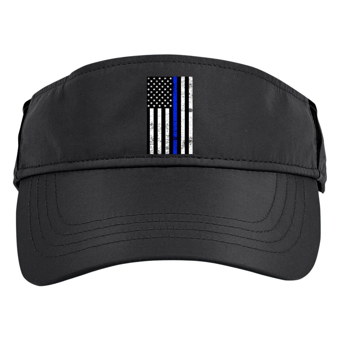 Thin Blue Line American Flag Adult Drive Performance Visor