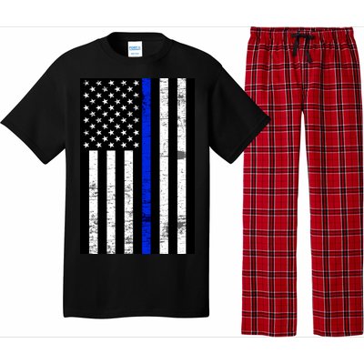 Thin Blue Line American Flag Pajama Set