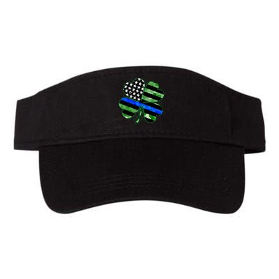 Thin Blue Line St Patrick's Day Irish Clover Visor
