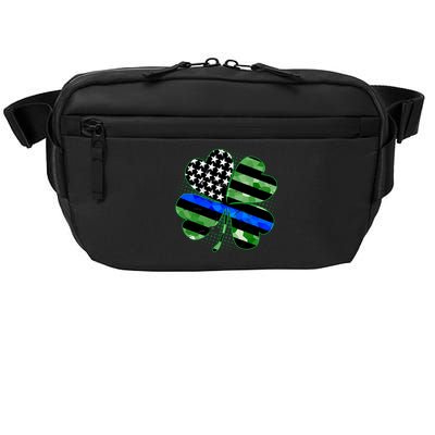 Thin Blue Line St Patrick's Day Irish Clover Crossbody Pack