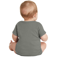 Thin Gold Line Cross Flag Support Front line Workers Baby Bodysuit