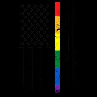 Thin Rainbow Line LGBT Gay Pride Flag Mug