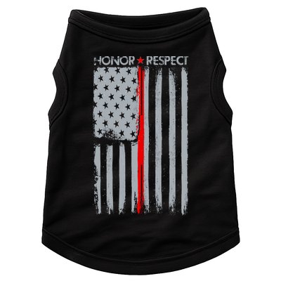 Thin Red Line American Flag Doggie Tank