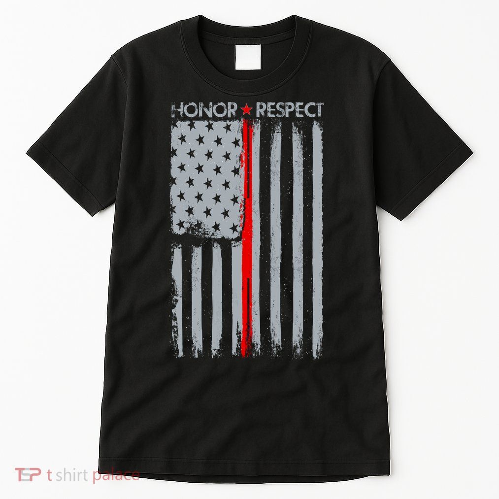 Thin Red Line American Flag Tall T-Shirt