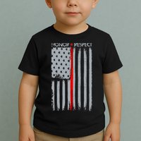 Thin Red Line American Flag Toddler T-Shirt