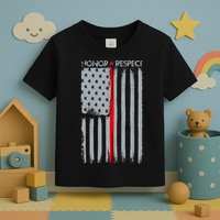 Thin Red Line American Flag Toddler T-Shirt