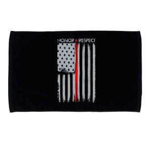 Thin Red Line American Flag Microfiber Hand Towel