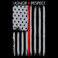 Thin Red Line American Flag Valucap Bio-Washed Visor