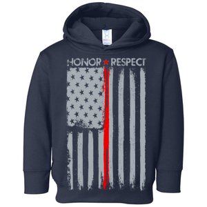 Thin Red Line American Flag Toddler Hoodie