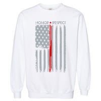 Thin Red Line American Flag Garment-Dyed Sweatshirt
