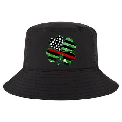 Thin Red Line St Patrick's Day Irish Clover Cool Comfort Performance Bucket Hat