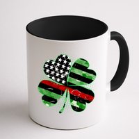 Thin Red Line St Patrick's Day Irish Clover Mug