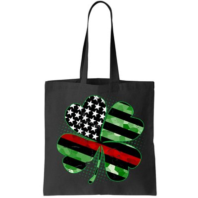 Thin Red Line St Patrick's Day Irish Clover Bag