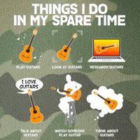 Things I Do In My Spare Time Guitar Fan Legacy Tie Dye Trucker Hat