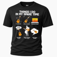 Things I Do In My Spare Time Guitar Fan Cooling Performance Crew T-Shirt