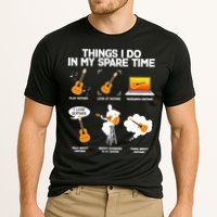 Things I Do In My Spare Time Guitar Fan Cooling Performance Crew T-Shirt