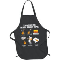 Things I Do In My Spare Time Guitar Fan Apron