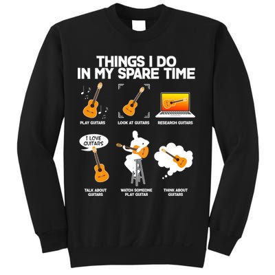 Things I Do In My Spare Time Guitar Fan Sweatshirt
