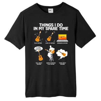 Things I Do In My Spare Time Guitar Fan Tall Fusion ChromaSoft Performance T-Shirt