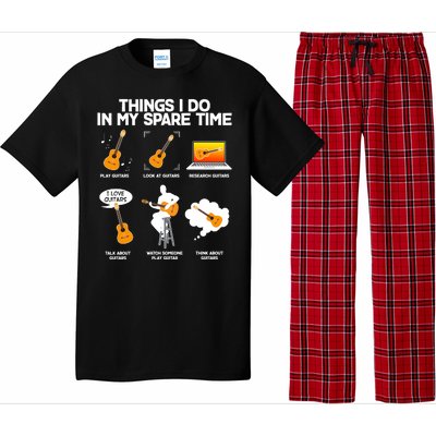 Things I Do In My Spare Time Guitar Fan Pajama Set