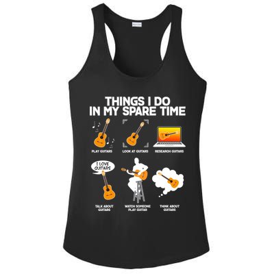 Things I Do In My Spare Time Guitar Fan Ladies PosiCharge Competitor Racerback Tank