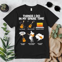 Things I Do In My Spare Time Guitar Fan Premium T-Shirt