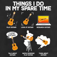 Things I Do In My Spare Time Guitar Fan 25L Jumbo Tote