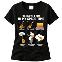 Things I Do In My Spare Time Guitar Fan Womens T-Shirt